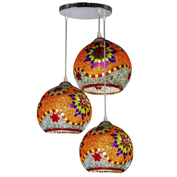 چراغ آویز دیلایت 3 شعله کد DEL29-200-3A، Delight DEL29-200-3A Three Branch Hanging Lamp