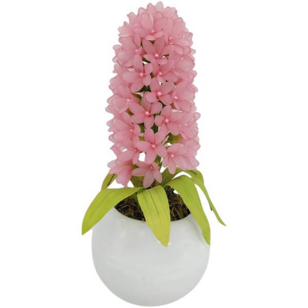 گلدان سرامیک و گل های کریستال دست ساز کیدتونز کد KSH-006، Kidtunse KSH-006 Crystal Flower And Ceramic Pot