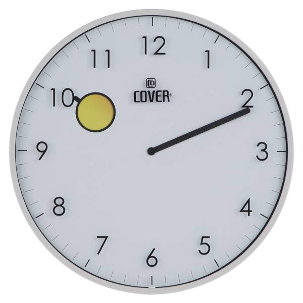 ساعت دیواری کاور مدل YA-07-08-W، Cover YA-07-08-W Wall Clock