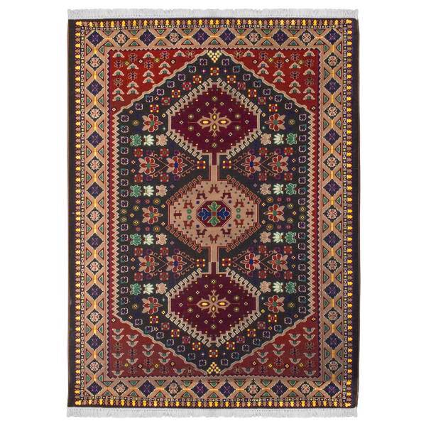فرش ماشینی ریما کد BC3040 زمینه قهوه ای