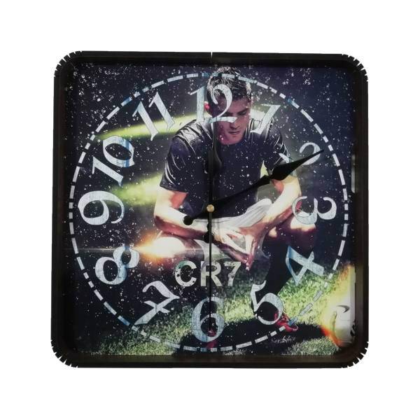 ساعت دیواری گلدن طرح کریستیانو رونالدو کد 10010178