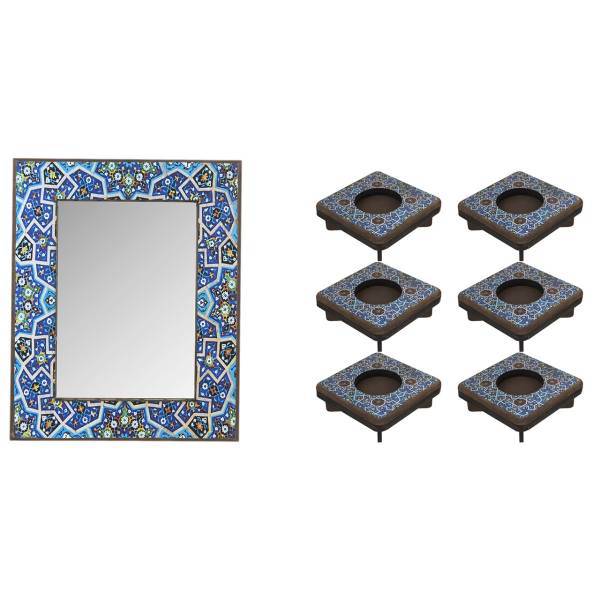 مجموعه ظروف هفت سین 7 پارچه گره کد 6-8710، Gereh 8710-6 Haft Seen Set 7 Pcs