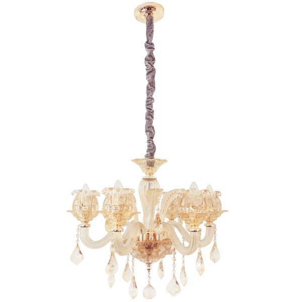 لوستر مجلل 6 شعله کد 83822/6، Mojalal 83822/6 six Flames Chandelier