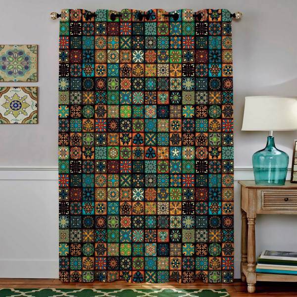 پرده مخمل رنس مدل C4-50076 ارتفاع 190 سانتی متر، Rence C4-50076 Curtain 190 cm