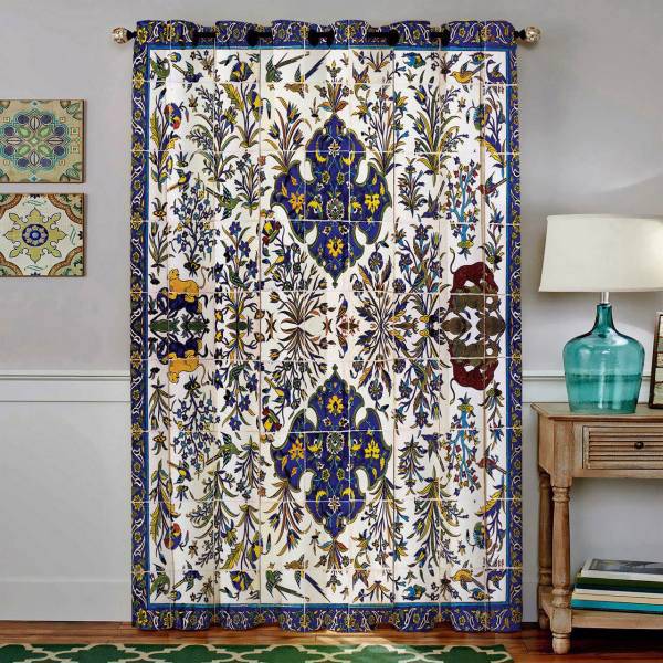 پرده مخمل رنس مدل C4-50021 ارتفاع 190 سانتی متر، Rence C4-50021 Curtain 190 cm