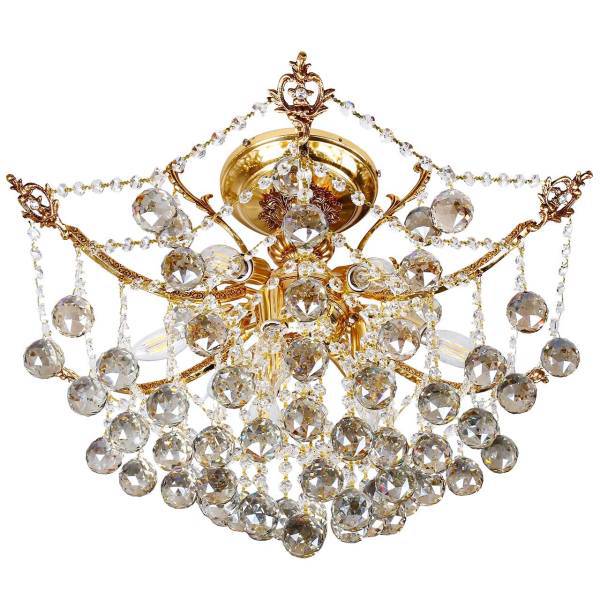 لوستر سقفی چشمه نور 9 شعله کد 2646/6، Cheshmeh Noor 2646/6 Nine Flames Ceiling Chandelier