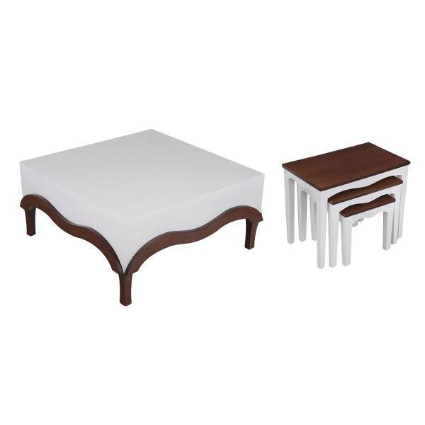 میز جلومبلی و مجموعه ی 3 عددی عسلی کارینو مدل EG314، Karino EG314 coffee Table and 3pcs end Table