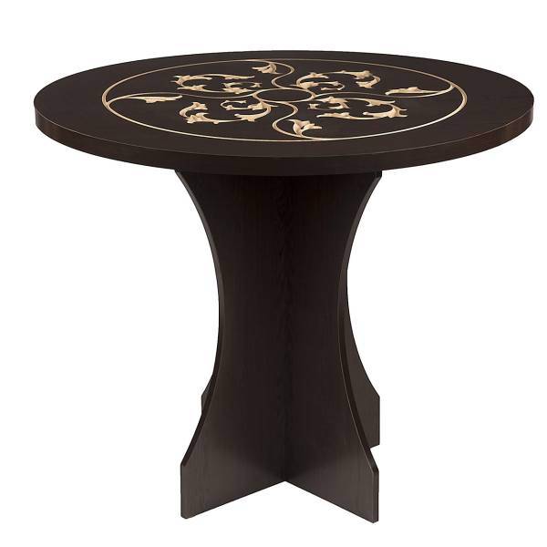 میز ناهار خوری صنایع چوب قائم کد K303 سایز 100 × 100، Sanaye Choob Ghaem K303 MDF circle Dinning Room Table Size 100 x 100