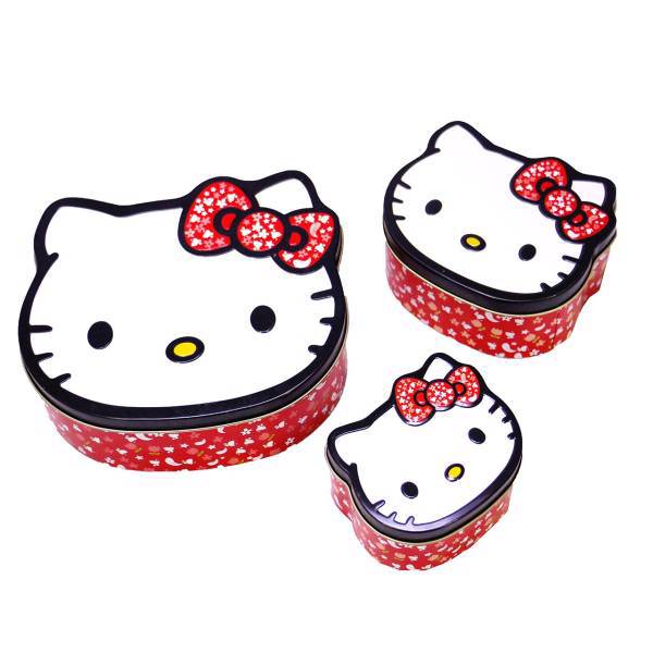 قوطی فلزی ایرسا مدل Kitty مجموعه سه عددی، Irsa Kitty Metal Box Pack of 3 pcs