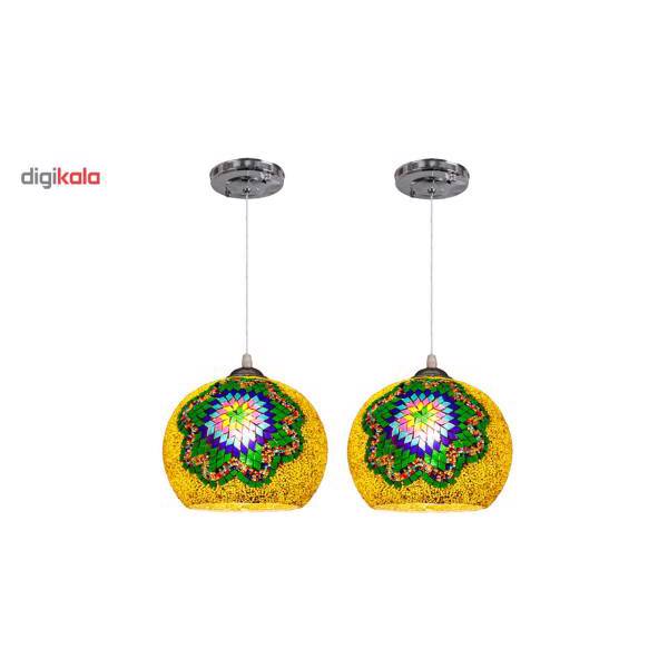 چراغ آویز دیلایت 1 شعله کد DEL34-250x2 بسته 2 عددی، Delight DEL34-250x2 One Branch Hanging Light Pack Of 2