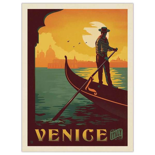 تابلوی کیدتونز طرح Venice سایز 30 × 40، Kidtunes Venice Tableau 30 x 40