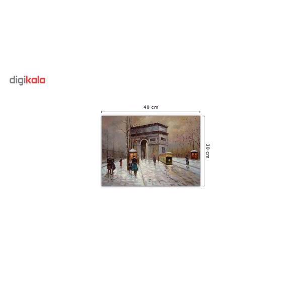 تابلو شاسی ونسونی طرح Arc De Triomphe سایز 30 × 40، Wensoni Arc De Triomphe Chassis 40 x 30