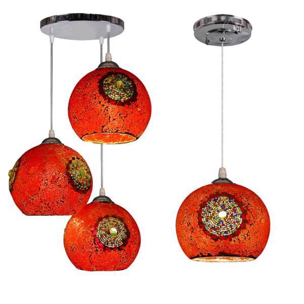 مجموعه چراغ آویز دیلایت کد DEL28-200/3-250، Delight DEL28-200/3-250 Hanging Lamp Set