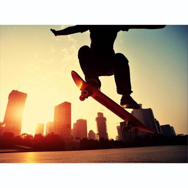 کاغذ دیواری 4 تکه 1وال مدل Skater-001، 1Wall Skater-001 Wallpaper Giant