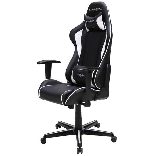 صندلی گیمینگ دی ایکس ریسر سری فرمولا مدل OH/FL08/NW چرمی، Dxracer Formula Series OH/FL08/NW Leather Gaming Chair