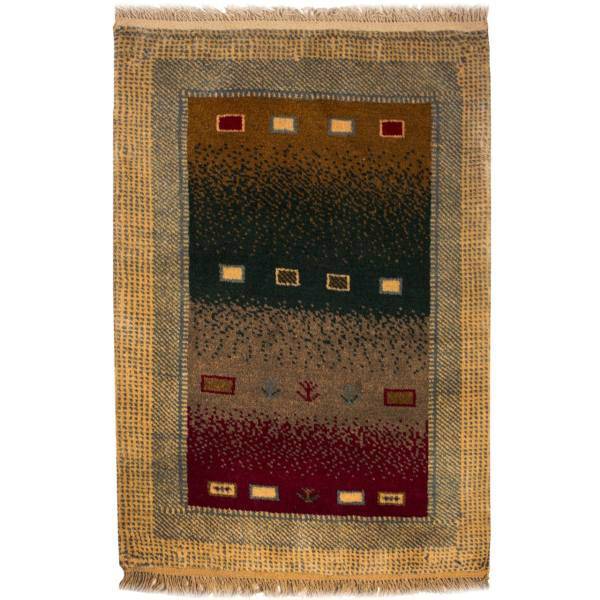 گبه دستبافت نیم متری سرزمین فرش کد GB9615