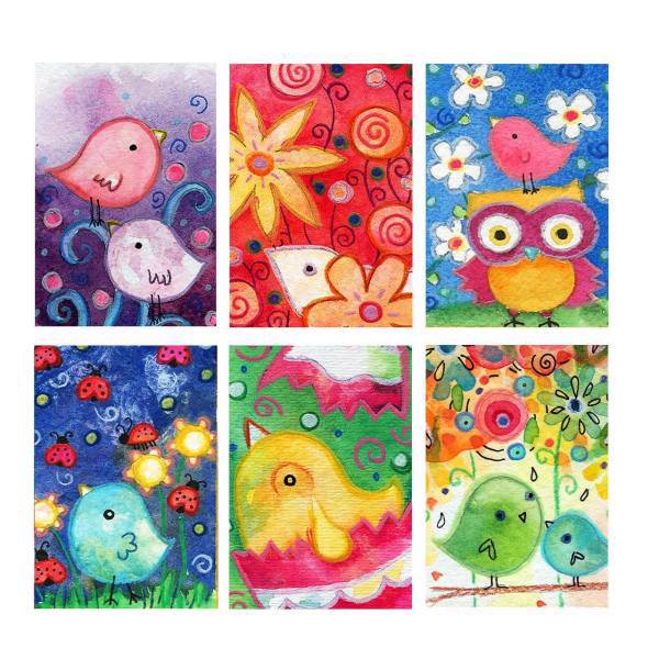 تابلوی مگنتی گالری نفیس کد NG05 مجموعه 6 عددی، Nafis Gallery NG05 Magnet Tableau Set 6 Pcs