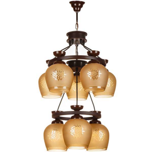 لوستر چشمه نور 8 شعله کد G561/5_3، Cheshmeh Noor G561/5_3 Eight Flames Chandelier