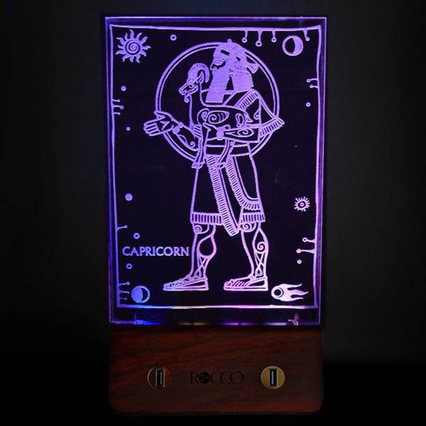 چراغ خواب و پاوربانک پاورلایت مدل ماه تولد دی