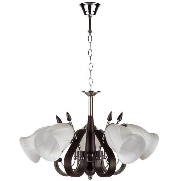 لوستر چشمه نور 5 شعله کد 3402/5، Cheshmeh Noor 3402 Five Flame Hanging Lamp