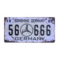 تابلو شاسی طرح مرسدس بنز مدل MB56666 سایز 15x30 سانتی متر MB56666 Mercedes Benz Chassis 15x30cm