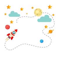 استیکر سالسو طرح فضانورد Salso astronaut Sticker