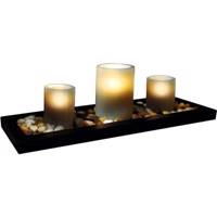 شمع بدون شعله کالیفرنیا کندل مدل SM-1019 بسته 3 عددی California Candle SM-1019 Flameless Candle Pack of 3