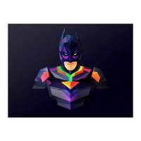 تابلو شاسی گالری آگاپه مدل A6 Agape Gallery The Batman MDF Printed Mount