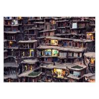 تابلو شاسی ونسونی طرح Masula Iran سایز 50x70 سانتی متر Wensoni Masula Iran Chassis Size 50 x 70 Cm