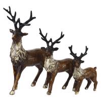 مجسمه شیانچی طرح گوزن کوچک مجموعه 3 عددی کد 020020140