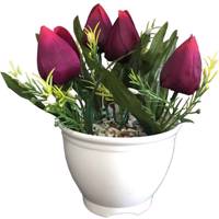 گلدان به همراه گل مصنوعی کارا مدل 12034 Kara 12034 Flower And Pot