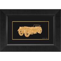 تابلوی طلاکوب زرسام طرح Classic Car سایز 35 × 50 سانتی متر Zarsam Classic Car Golden Tableau Size 50x 35 cm