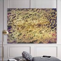 تابلو بوم خط روزتو طرح برونو Ruzeto berouno Canvas