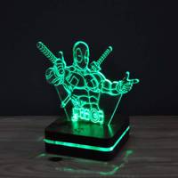 چراغ خواب موهومی طرح نینجا هفت رنگ Mohomi Wirelight 7 Color Lamp Ninja