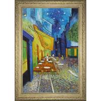 تابلو گالری هنری پیکاسو طرح کافه تراس در شب