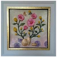 تابلو گل برجسته دیاموند مدل 301