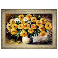 تابلو گالری هنری پیکاسو طرح گلدان گل