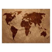 تابلو شاسی ونسونی طرح Leather World Map سایز30x40 Wensoni Leather World Map Chassis 40 x 30