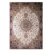 فرش ماشینی قیطران طرح ویدا کرم کد 0453