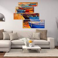 تابلو دیواری 4 تکه مین آرت کد MA214 MinArt Code MA214 Wall Art