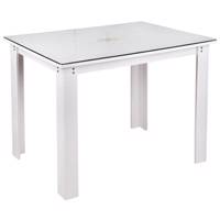 میز ناهار خوری صنایع چوب قائم کد K201 سایز 75 × 115 Sanaye Choob Ghaem K201 MDF Dinning Room Table Size 115 x 75