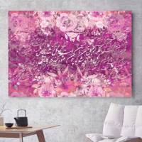 تابلو بوم خط روزتو طرح بلبل Ruzeto Bolbol Canvas