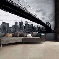 کاغذ دیواری 4 تکه 1وال مدل Newyork-007 1Wall Newyork-007 Wallpaper Giant