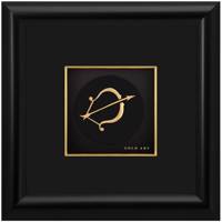 تابلوی طلاکوب زرسام طرح ماه آذر سایز 25 × 25 سانتی متر Zarsam Sagittarius Golden Tableau Size 25 x 25 cm