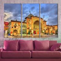 تابلو 3 تکه گالری بارمان کد TI108