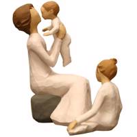 مجسمه امین کامپوزیت مدل Family Grouping کد546 بسته دو عددی Amin Composite Family Grouping 546 Statue Pack Of 2