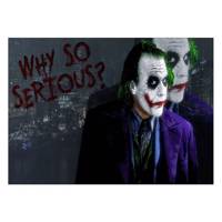 تابلو شاسی ونسونی طرح Joker Hate Serios mans سایز 50 × 70 Wensoni Joker Hate Serios mans Chassis Size 50 x 70