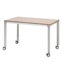 میز چرخ دار فرآذین مدل FED SP4 01 بلوطی روشن Farazin FED SP4 01 Light Oak Wheeled Desk