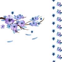 استیکر سالسو طرح Blue feather Salso Blue feather Sticker