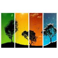 تابلو دیواری 4 تکه طرح 4 فصل